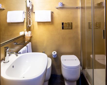 Best Western Hotel Major, chambre simple, standard, salle de bain